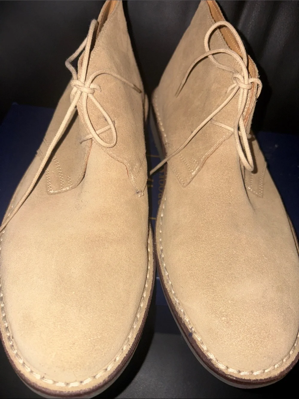 Brooks Brothers Tan Suede Chukka Boots